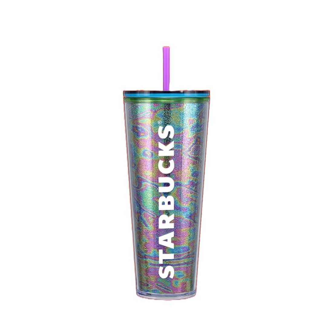 Iridescent Starbucks Cup: Shine with Every Sip