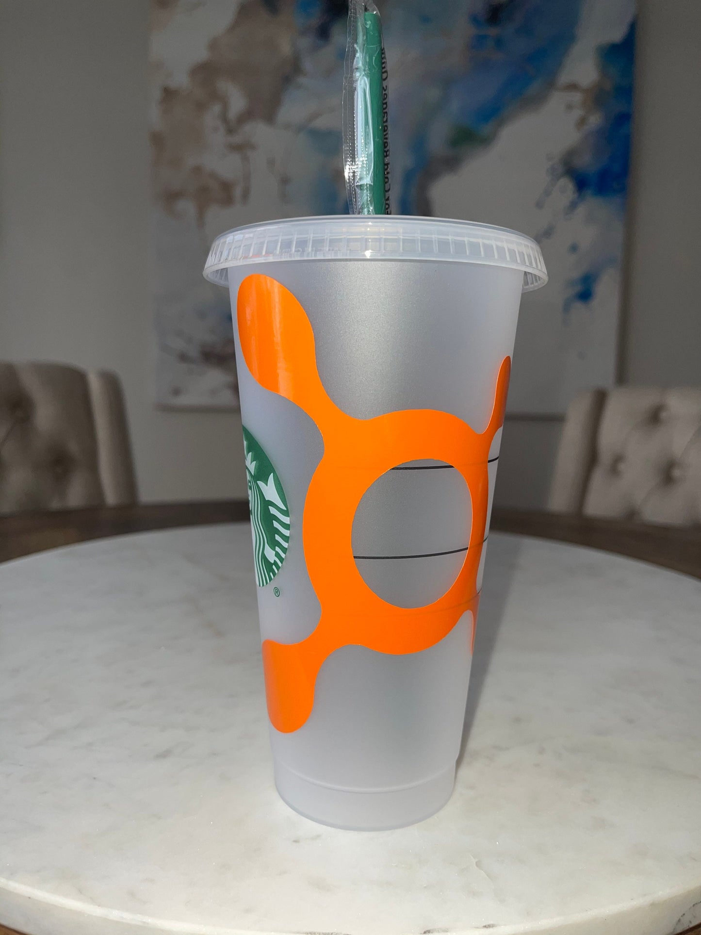 Orange Starbucks Cup: Brighten Your Sip